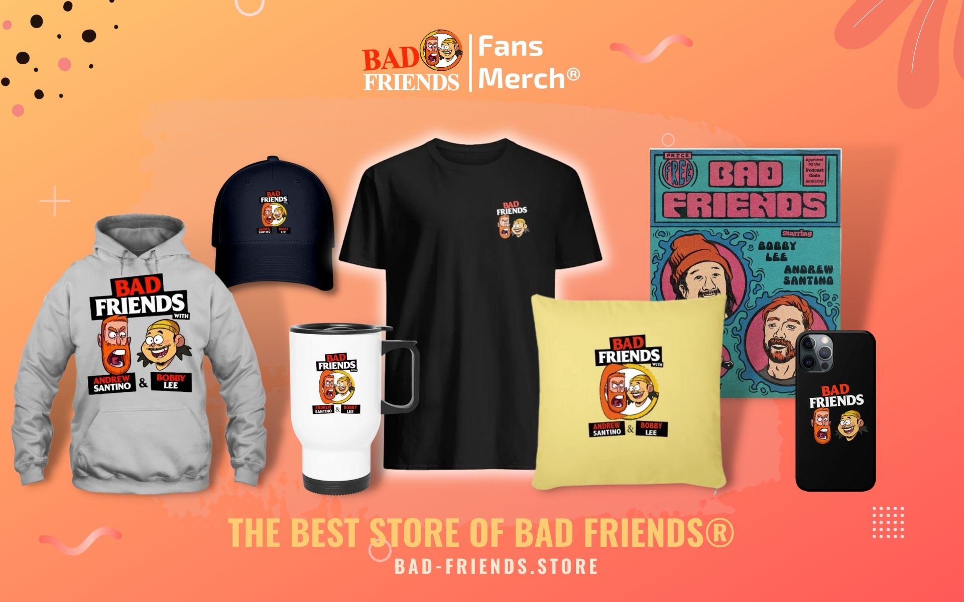 Bad Friends Store Web Banner - Bad Friends Store