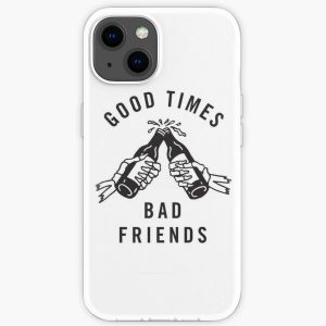 good bad friends iPhone Soft Case RB1010 product Offical Bad Friends Merch