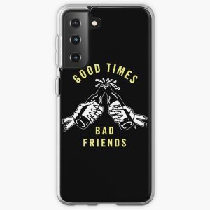 GOOD TIMES BAD FRIENDS Samsung Galaxy Soft Case RB1010 product Offical Bad Friends Merch