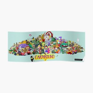 Earthbound Poster - Good Friends, Bad Friends Poster RB1010 product Offical Bad Friends Merch