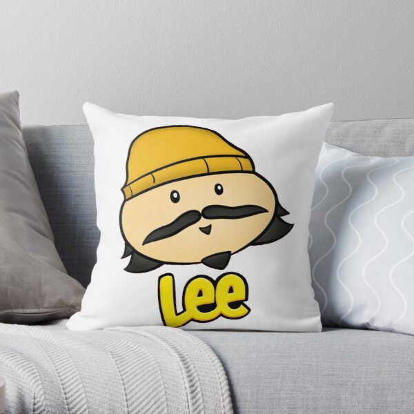 Bad Friends Podcast - Bobby Lee Throw Pillow RB1010 product Offical Bad Friends Merch