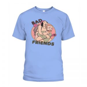 bad friend piggy back t shirt - Bad Friends Store
